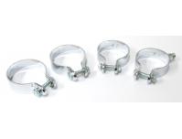 Image of Exhaust collector box sealing clamps - set of 4